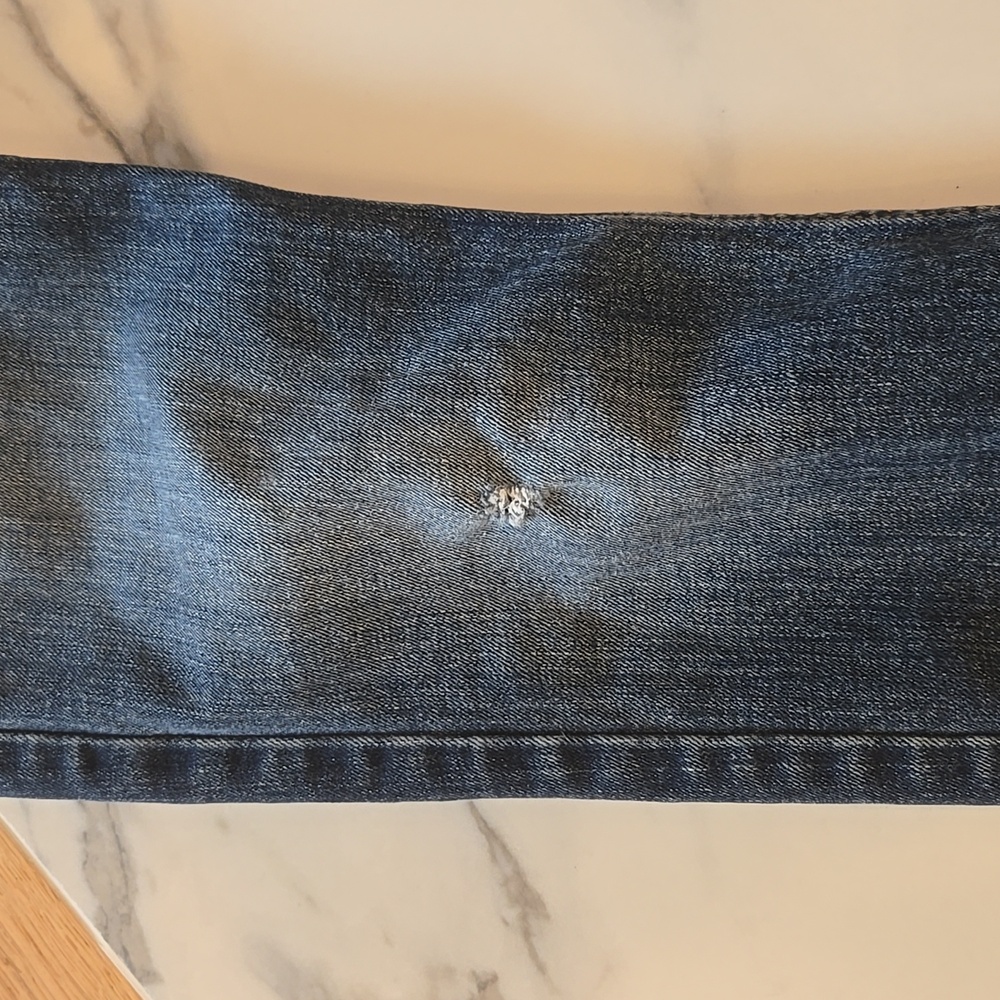 Levi's 511 Womens Straight Blue Jeans, W28 L30, GUC, Classic Look, Distressed - Picture 2 of 13